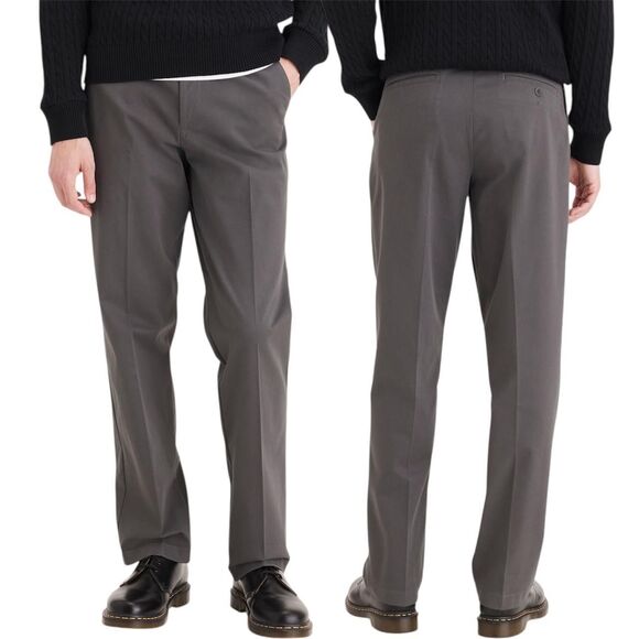 Dockers Men’s 36 x 29 Grey Dress Pants - Picture 1 of 9